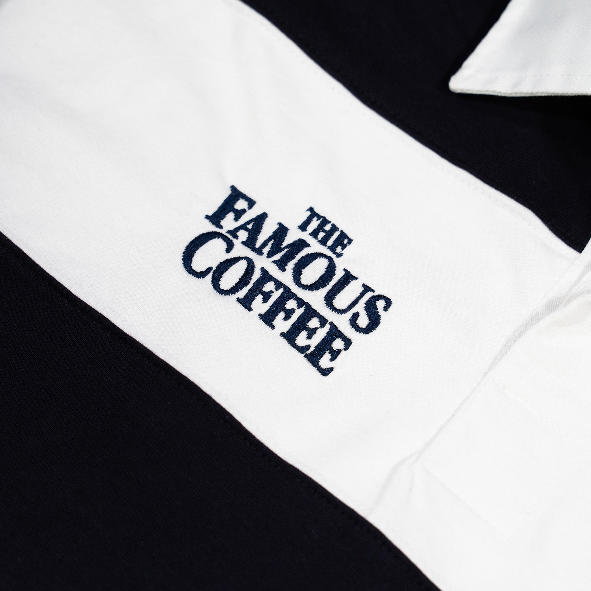 Cairngorm Coffee Vintage Striped Unisex Rugby Shirt - World Cup Edition