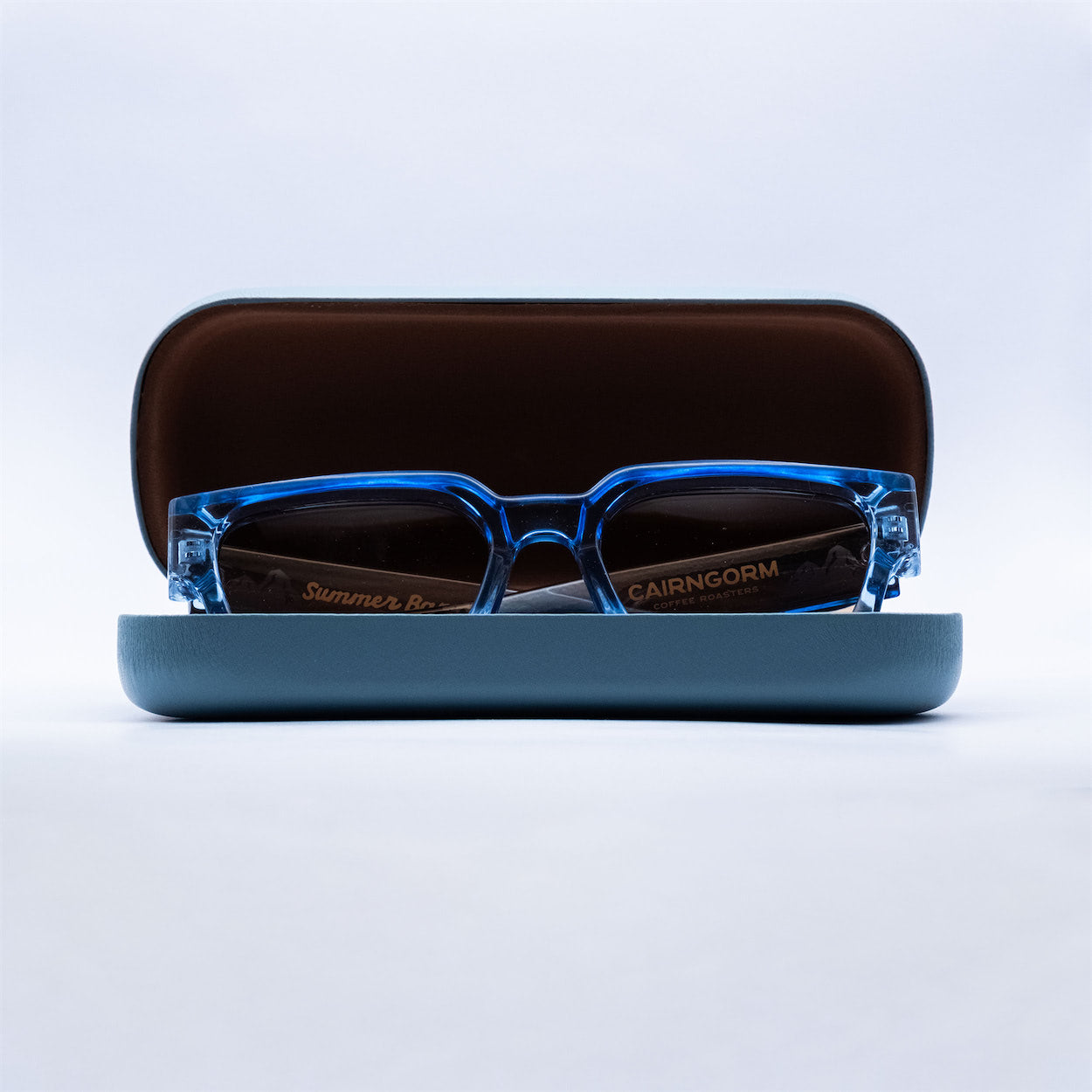 Summer Banger Sunglasses (Crystal Blue)