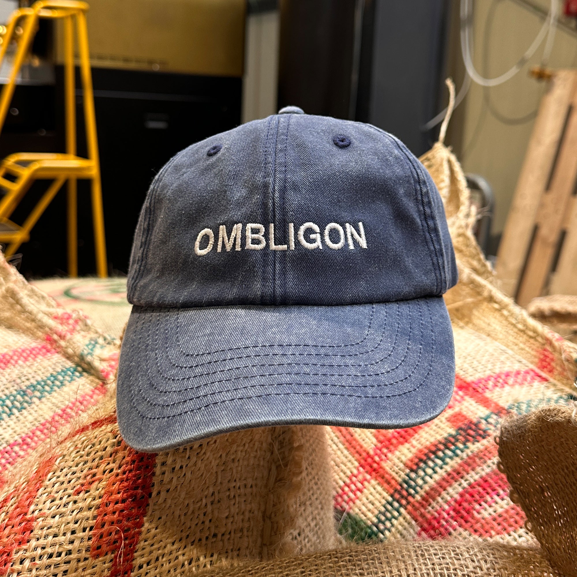 'Ombligon' (Washed Navy) Varietal 6 Panel Cap