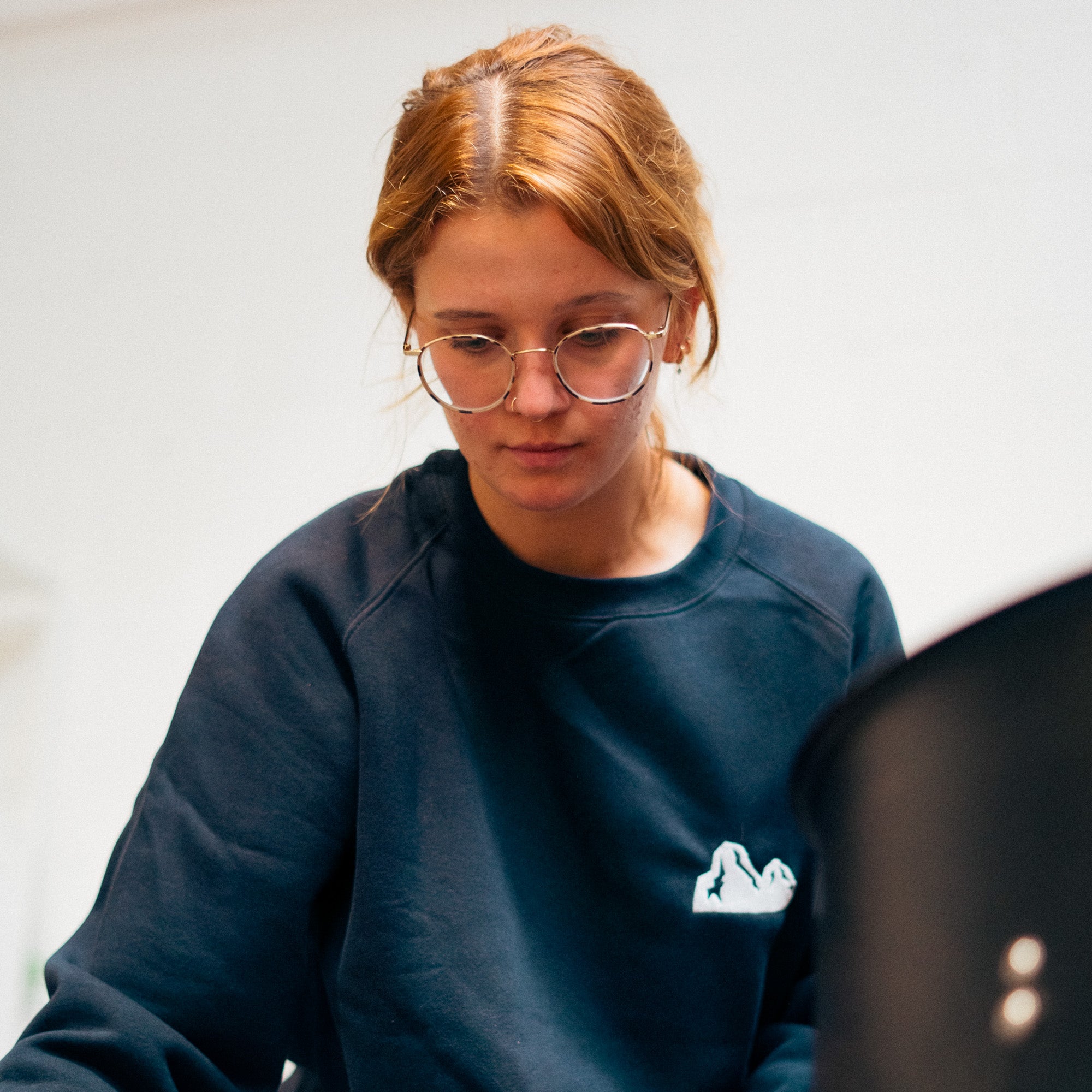 Cairngorm Embroidered Heavyweight Sweatshirt - Navy