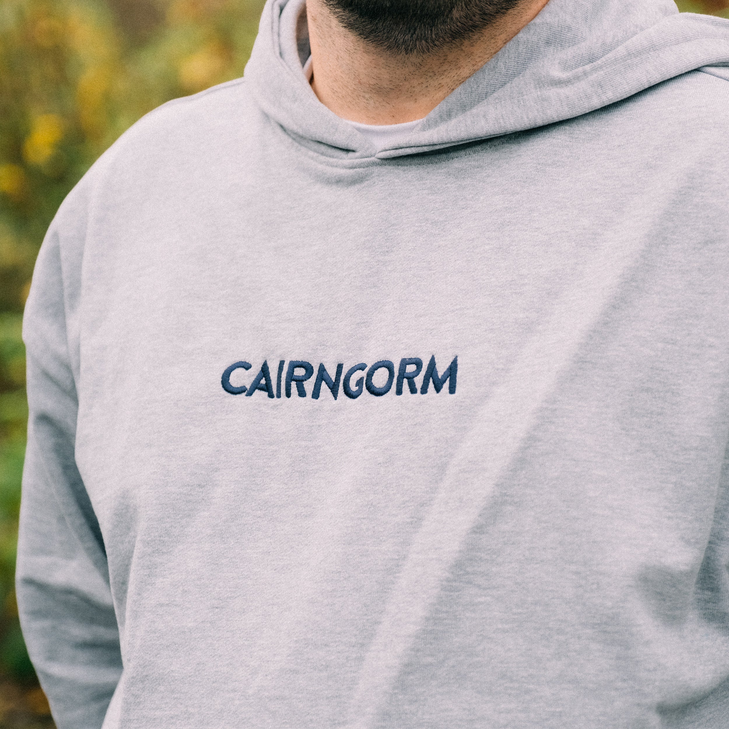 Cairngorm Embroidered Unisex Premium Heavyweight Hoodie (Grey)
