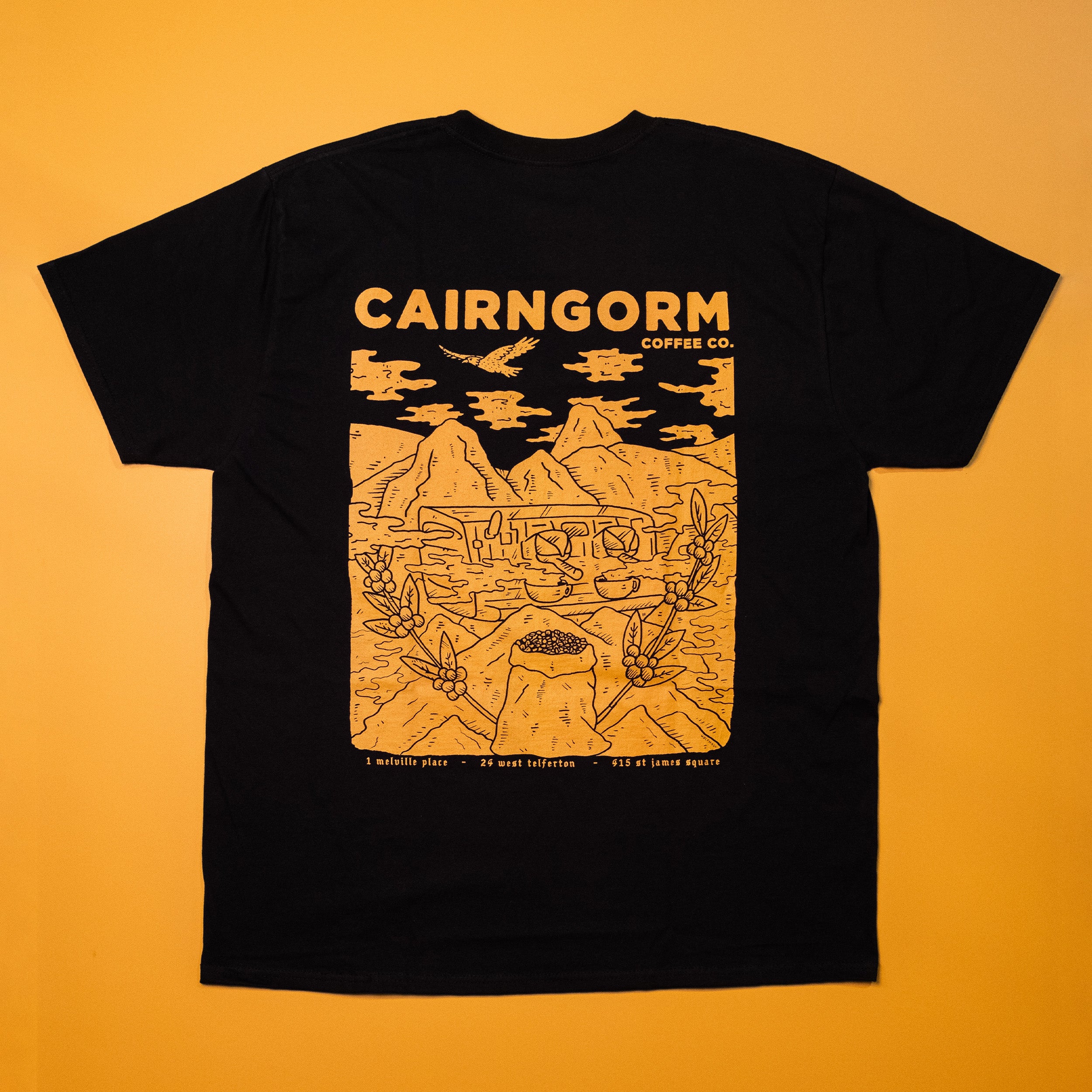 Cairngorm x Wolfmask T-Shirt - Black