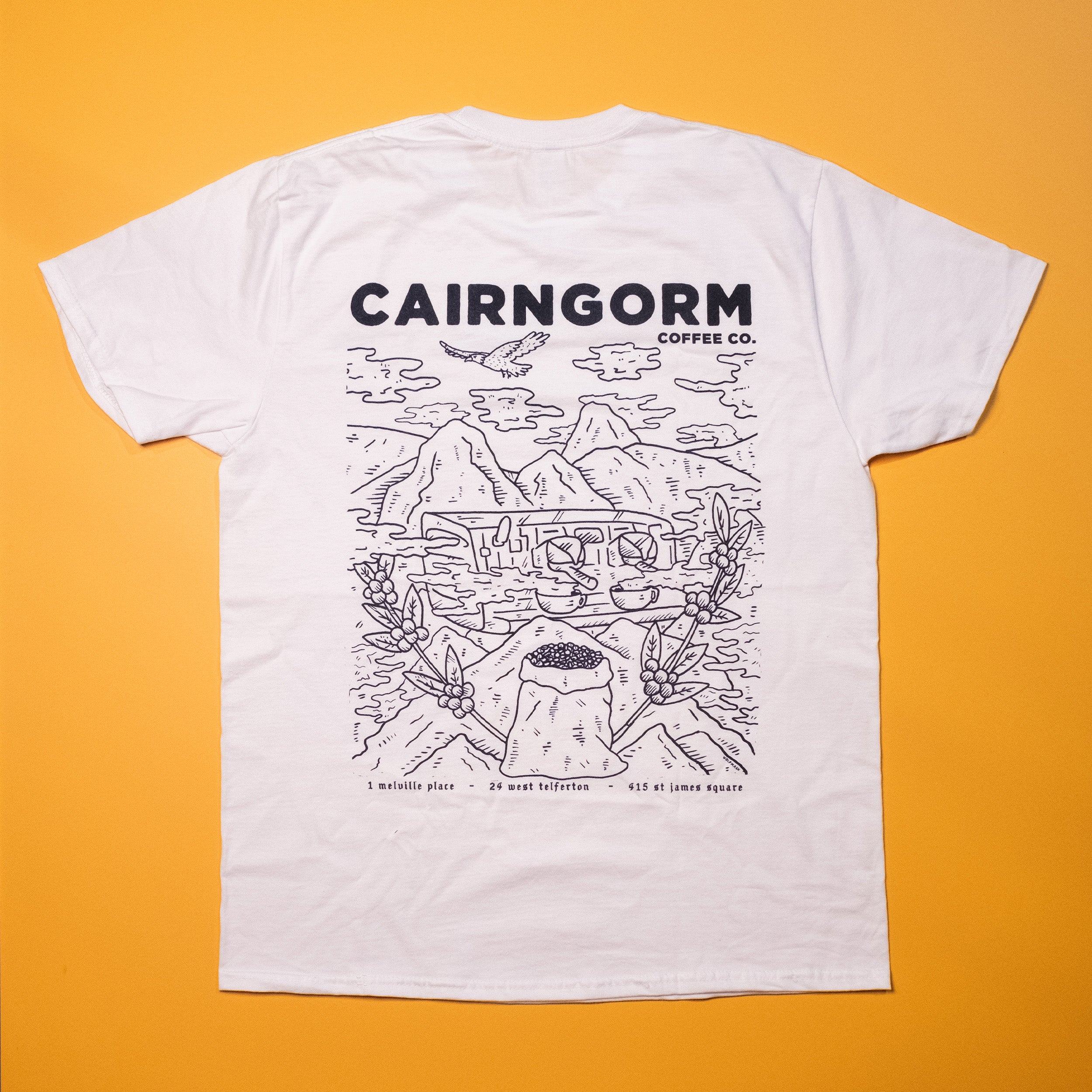 Cairngorm x Wolfmask T-Shirt - White