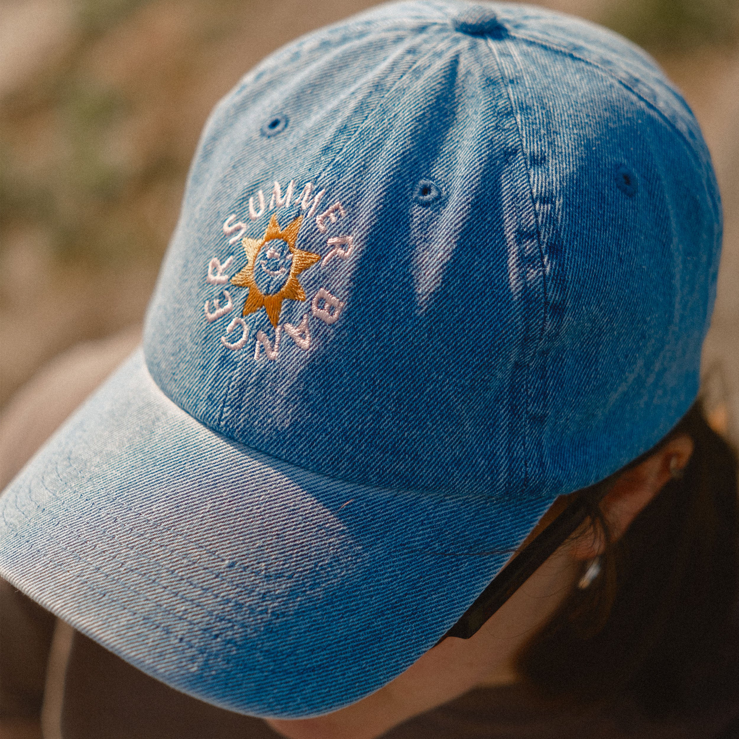 Denim Sun Cap