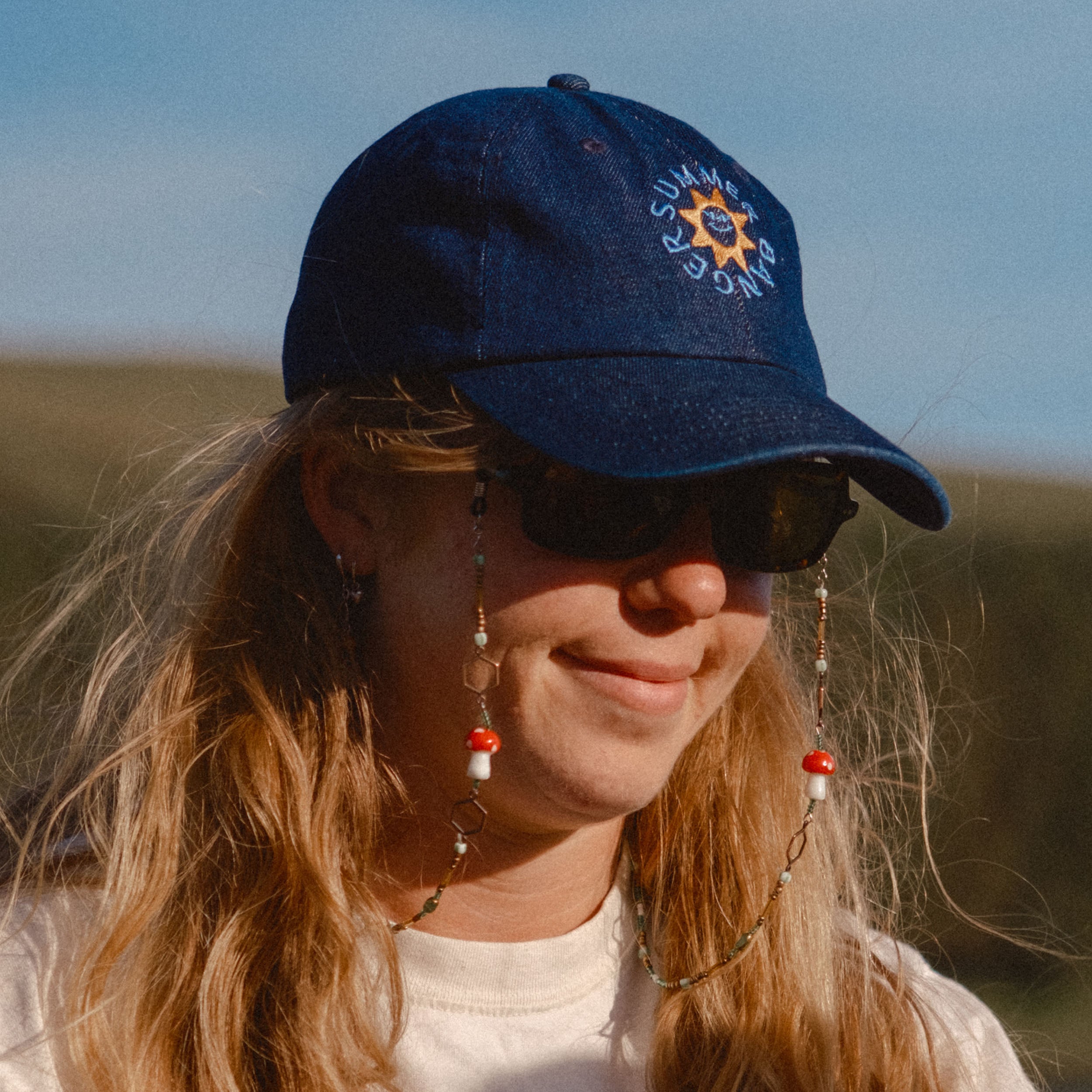 Denim Sun Cap