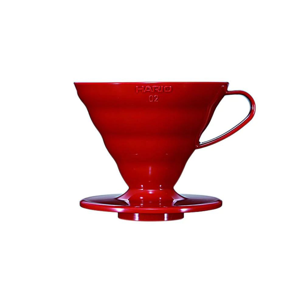 Hario V60 Plastic Coffee Dripper Red - Size 2