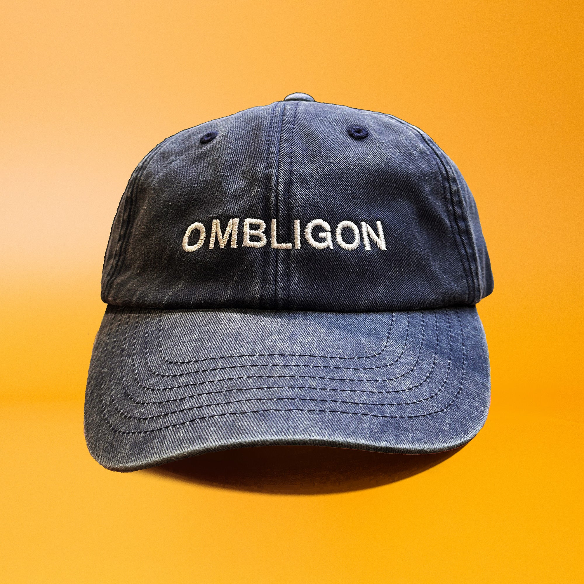 'Ombligon' (Washed Navy) Varietal 6 Panel Cap