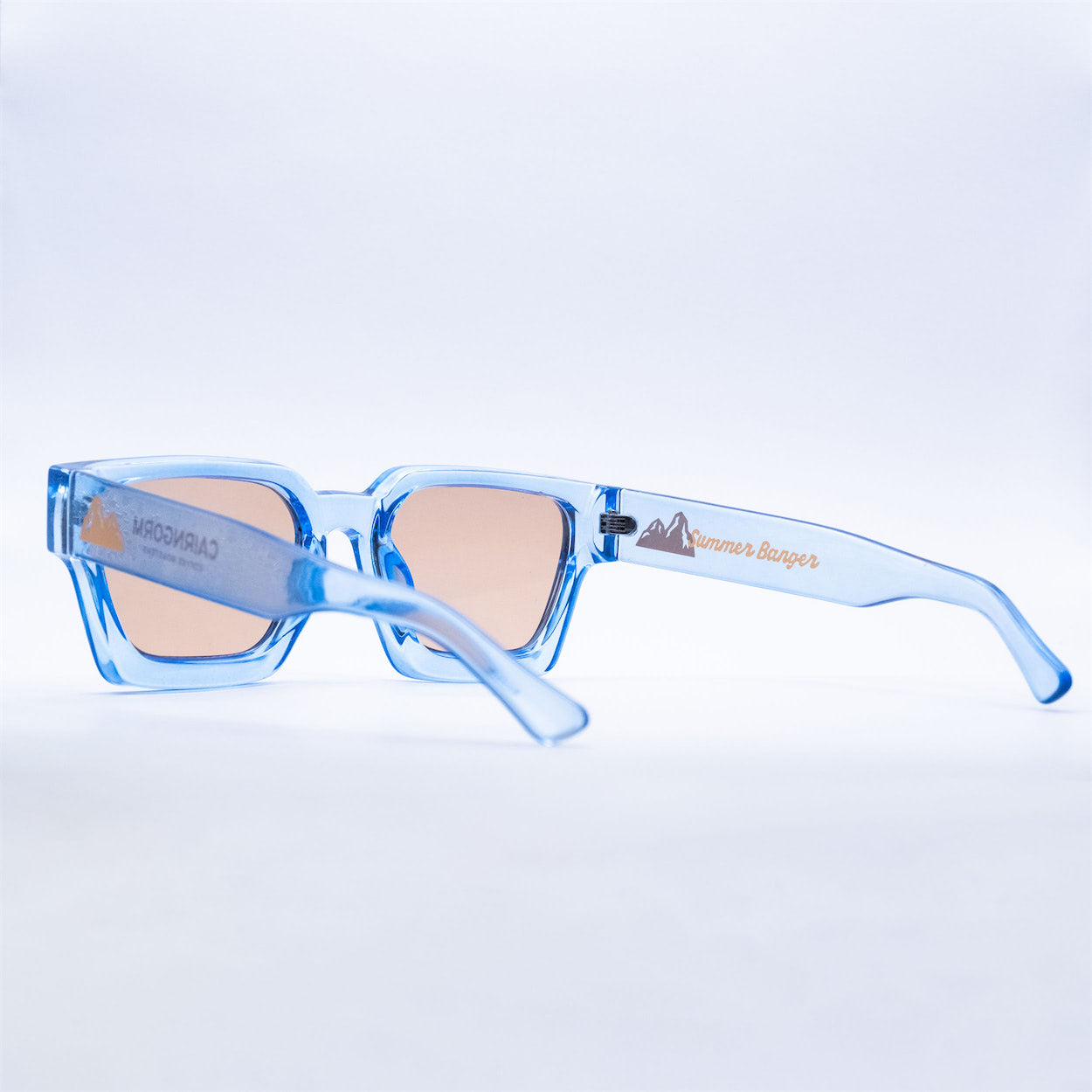 Summer Banger Sunglasses (Crystal Blue)