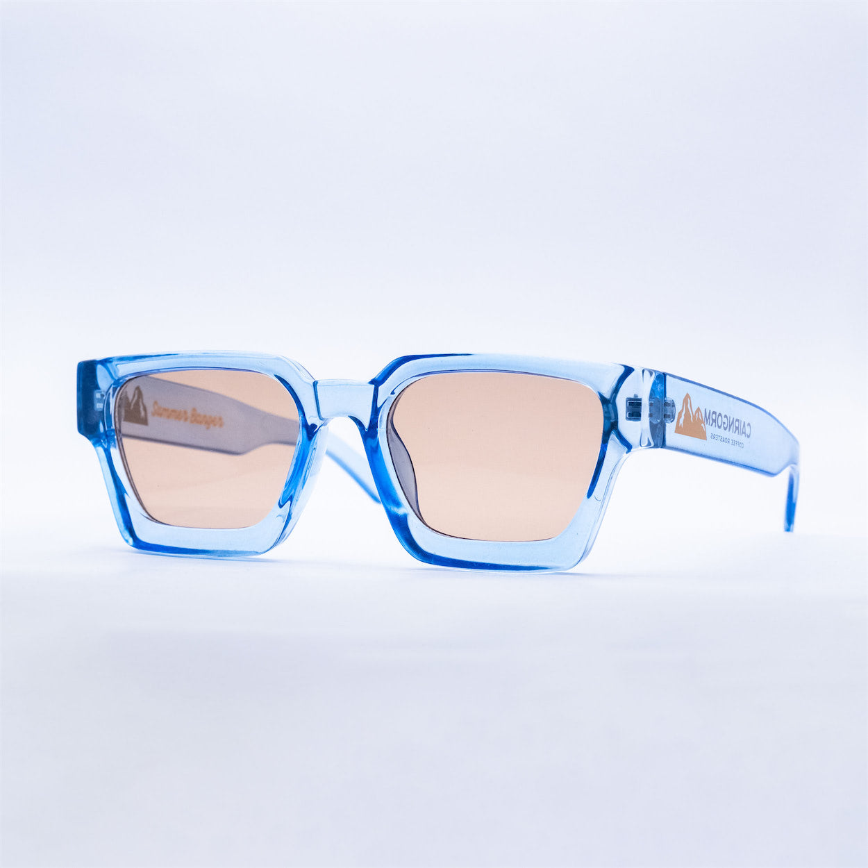Summer Banger Sunglasses (Crystal Blue)