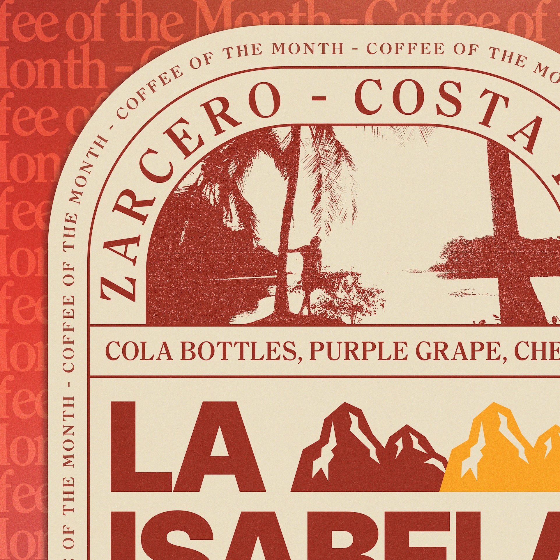 Coffee of the Month Poster - La Isabela (September)